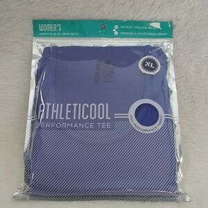 XL Athleticool Women's Short Sleeve Tee - Blue